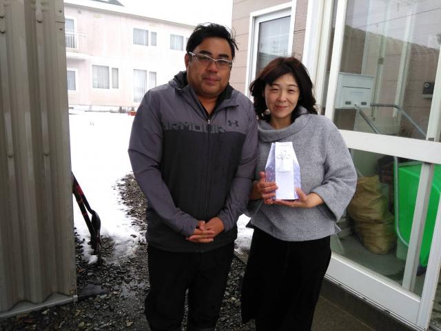 2019/11/18 北海道 三上様